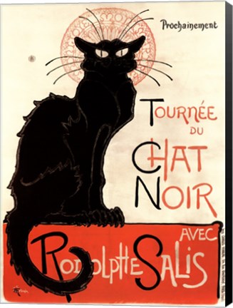 Framed Tournee du Chat Noir Print