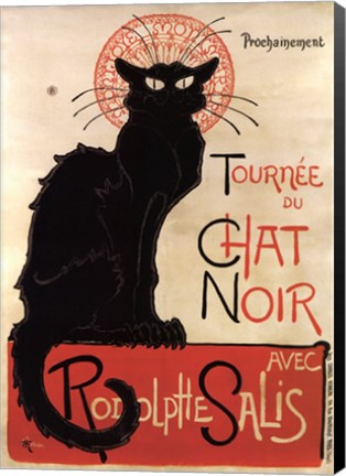 Framed Tournee du Chat Noir Print