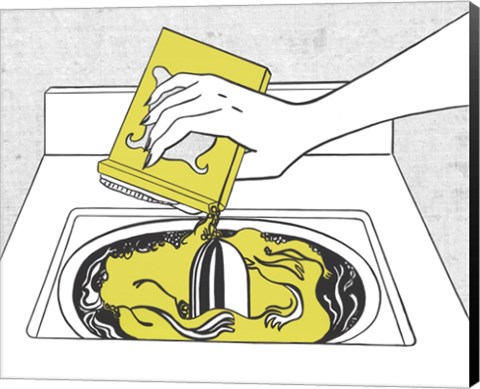 Framed Washing Machine Print