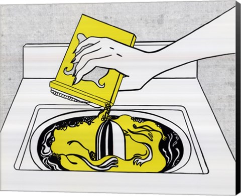 Framed Washing Machine Print