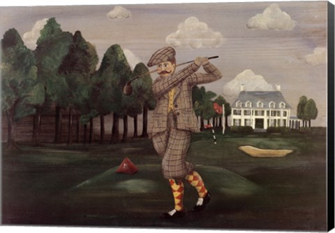 Framed Teeing Off Print