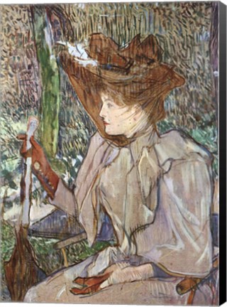 Framed Mme. Honorine P. Print