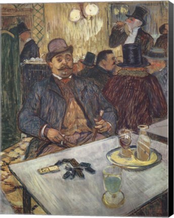 Framed M. Boileau au Cafe Print