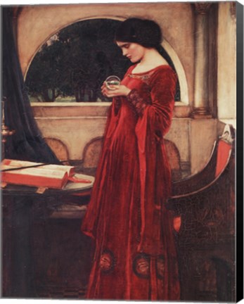 Framed Crystal Ball, c.1902 Print