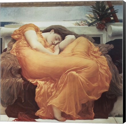 Framed Flaming June, c.1895 Print