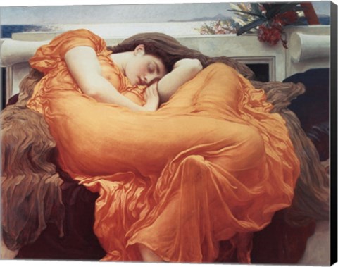 Framed Flaming June, c.1895 Print