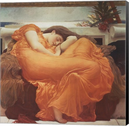 Framed Flaming June, c.1895 Print