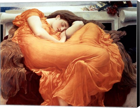 Framed Flaming June, c.1895 Print