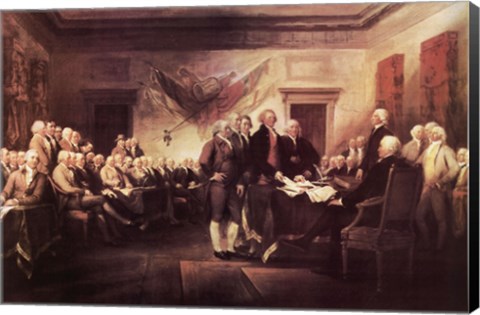 Framed Declaration of Independence Print