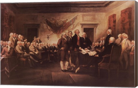 Framed Declaration of Independence Print