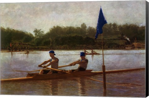 Framed Biglin Brothers, Turning the Stake Print