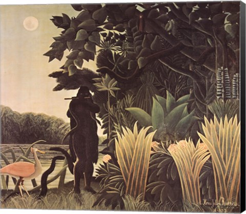 Framed Snake Charmer Print