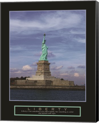 Framed Liberty-Statue of Liberty Print