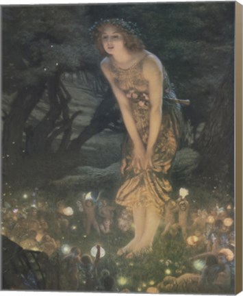 Framed Midsummer Eve, c.1908 Print