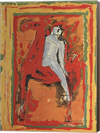 Framed Marino Marini - Man on a Horse 17x22 Print