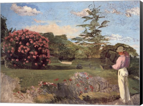 Framed Little Gardener Print