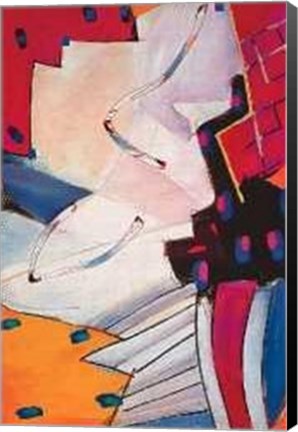 Framed Aqua Sulu #2 Print