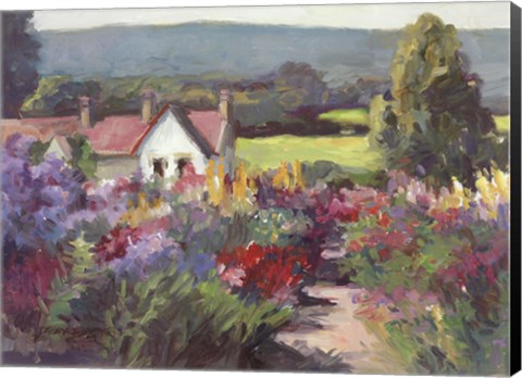 Framed Flower Path Print