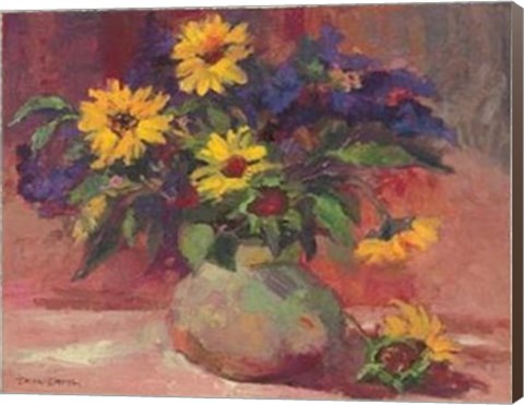 Framed Sunflowers Print