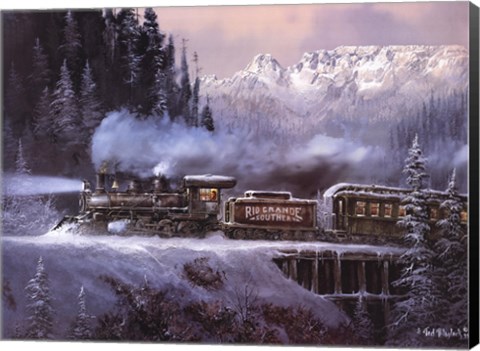 Framed Hardpull to Orway Print