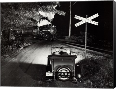Framed Howard and Robert Hart Jr. Pincus - Night Ride, 1985 Print