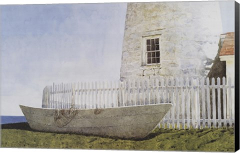 Framed Pemaquid Dory Print