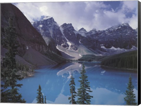 Framed Mountain Reflections Print