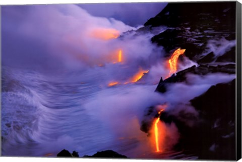 Framed Twilight Fire Print