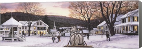 Framed Sleigh Bells Print