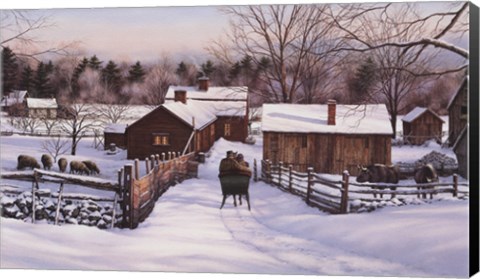 Framed Back Home Again (Detail) Print