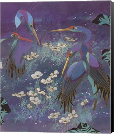 Framed Cranes in Paradise I Print