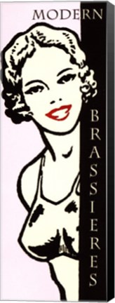 Framed Modern Brassieres Print