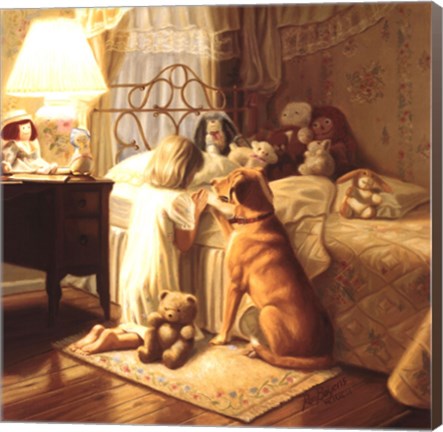 Framed Bedtime Prayers Print