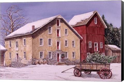 Framed Winter's Day Print
