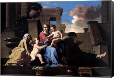 Framed Holy Family Print