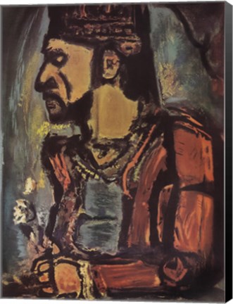 Framed Old King Print