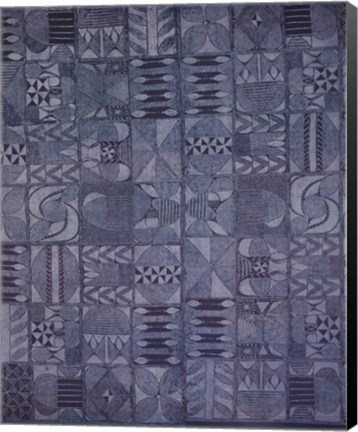 Framed Adire Cloth Print