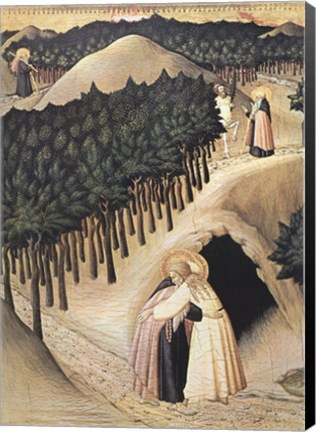 Framed Saints Anthony and Paul Print