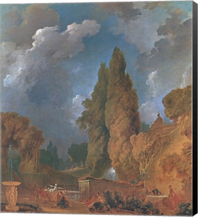 Framed Blind-Man's Buff Print