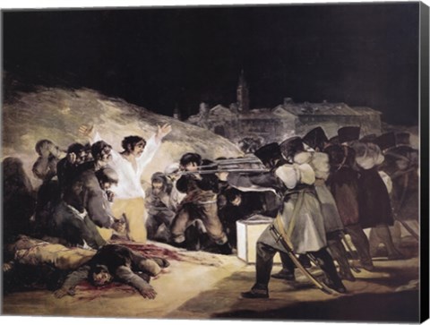 Framed Execution of Rebels of the 3rd of May Print