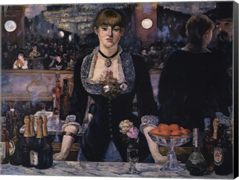 Framed Bar At the Folies-Bergere Print