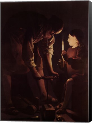 Framed Saint Joseph the Carpenter, ca. 1645 Print