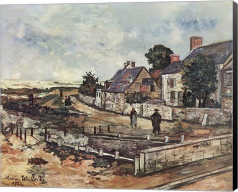 Framed Mont Saint Michel Print