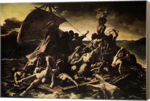 Framed Raft of the Medusa Print