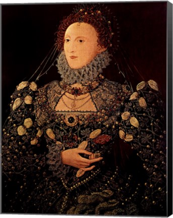 Framed Queen Elizabeth I Print