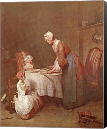 Framed Grace Before Meal Print