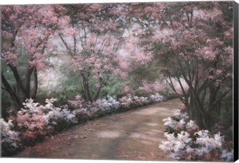 Framed Azalea Walk Print