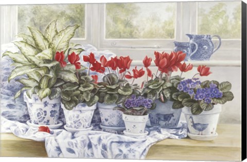 Framed Windowsill Garden Print