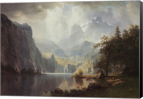 Framed In the Mountains Print