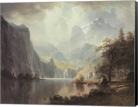 Framed In the Mountains Print